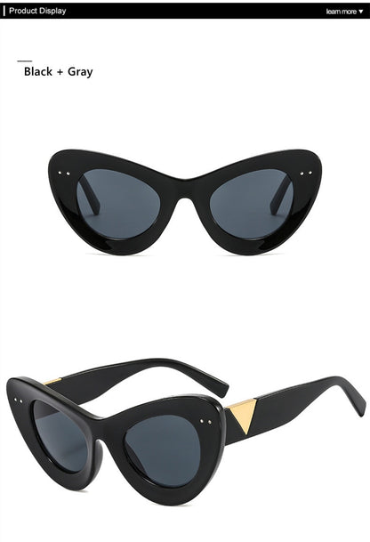 Lake Views" Plastic Cat Eye Sunglasses