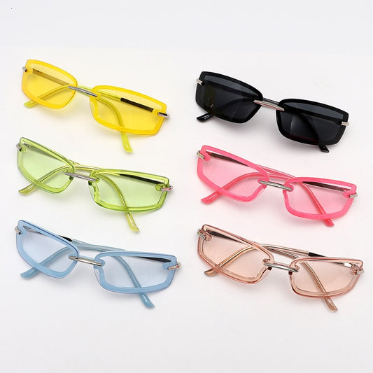 Punk Rock Rimless Sunglasses