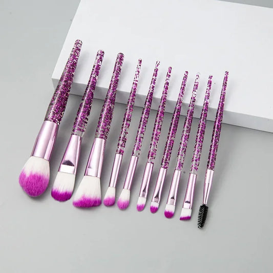 HOLLY 10PCS Professional Makeup Brush Set