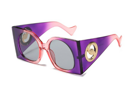 Oversized Square Sunglasses Women Retro