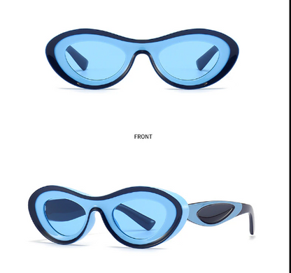 Unique Oval Women's Sunglasses - Weekend Shade Sunglasses 