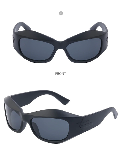 "Hold Tight" Trendy Plastic Frame Sunglasses