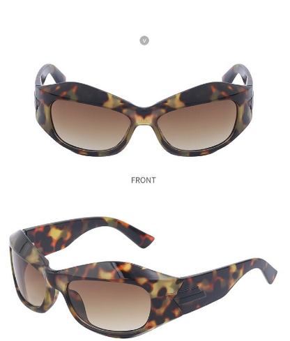 "Hold Tight" Trendy Plastic Frame Sunglasses