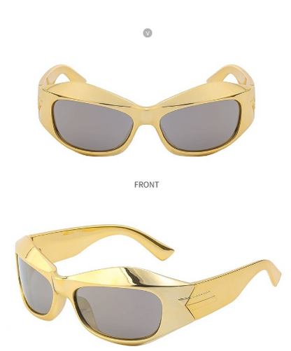 "Hold Tight" Trendy Plastic Frame Sunglasses