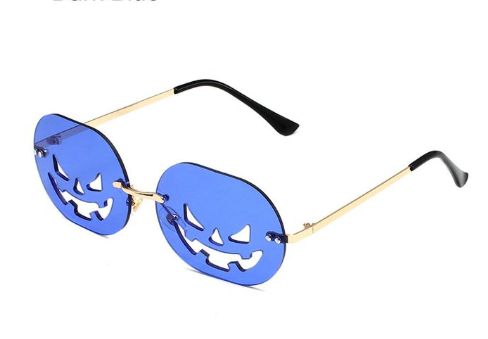 Pumpkin Retro Rimless Sunglasses