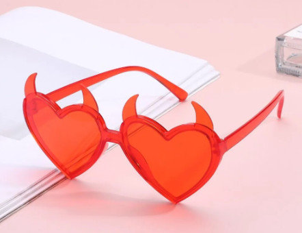 Devil Ears Heart Shape Sunglasses