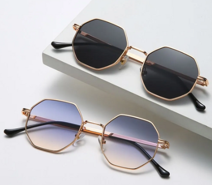 Retro Square Sunglasses for Men/Women Fashion - Weekend Shade Sunglasses 