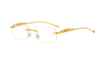 "Cooleyo" Rimless Square Mini Sunglasses