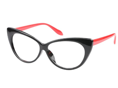 Women's Cat Eye Plastic Frame Glasses