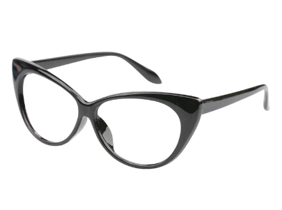 Women's Cat Eye Plastic Frame Glasses