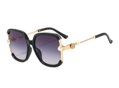 "Side Eye" Square Regular plastic frame Sunglasses