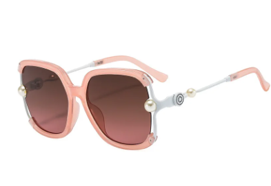 "Side Eye" Square Regular plastic frame Sunglasses