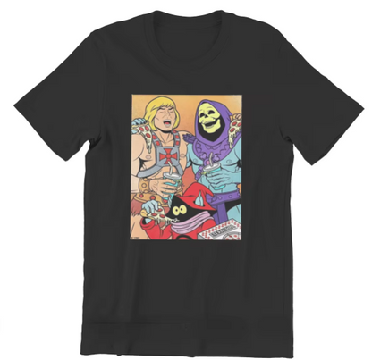 He-Man and The Masters of The Universe Pizza Party T-shirt