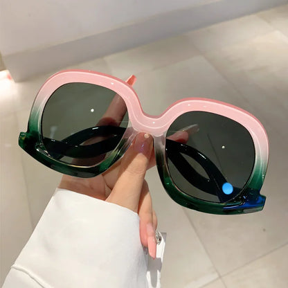 Women Oversized Big Frame Sunglasses - Weekend Shade Sunglasses