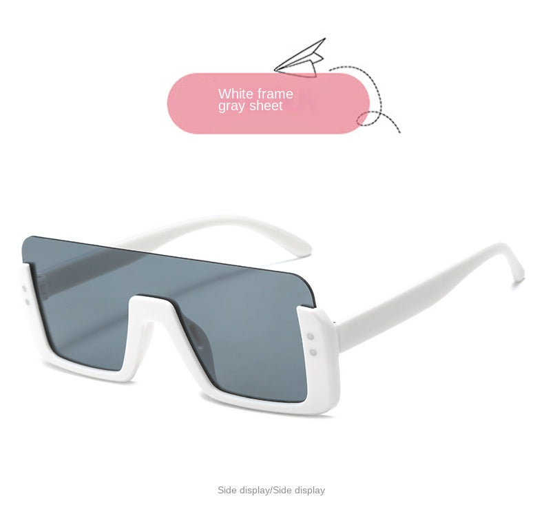 Square Fashion Rimless Kids Sunglasses