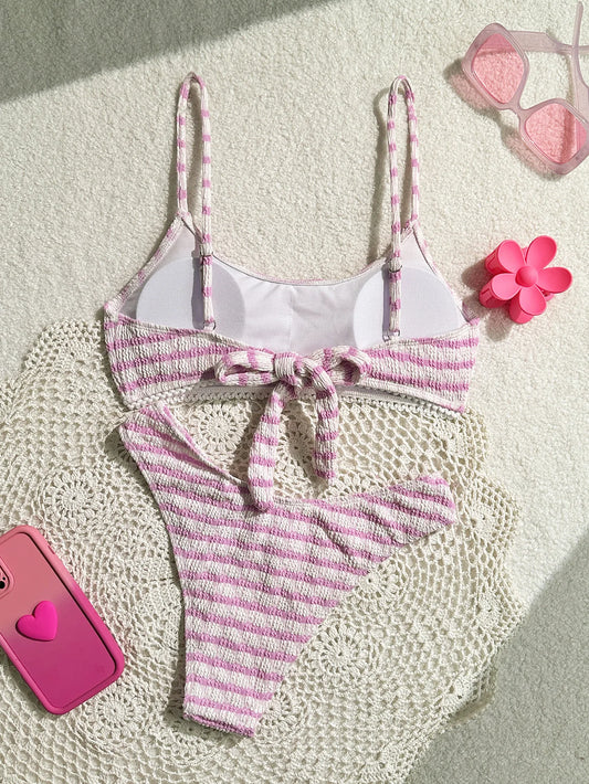 Nikki Sexy Striped Micro Bikini