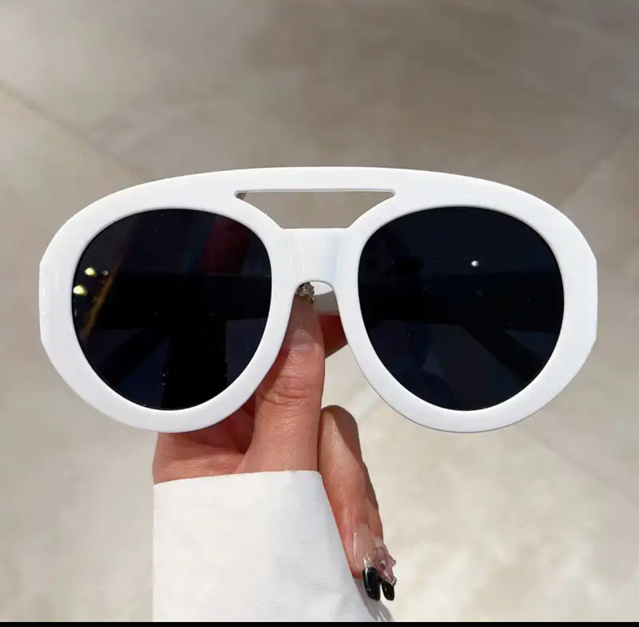 Oversize Round Sunglasses