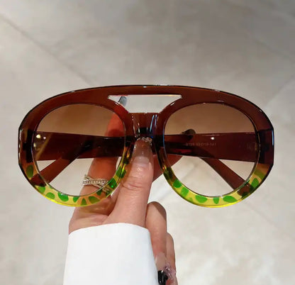 Oversize Round Sunglasses