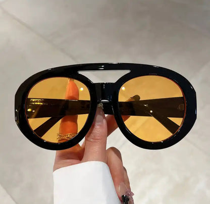 Oversize Round Sunglasses