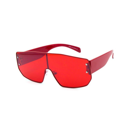 Clear Colorful  Shield Sunglasses - Weekend Shade Sunglasses