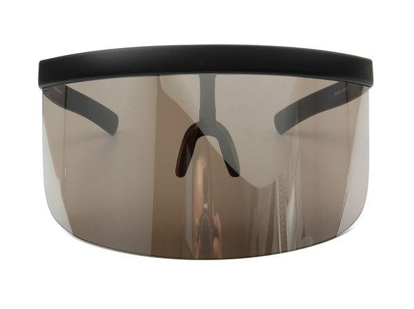 "Fashion Trendy" Visor Sunglasses - Weekend Shade Sunglasses