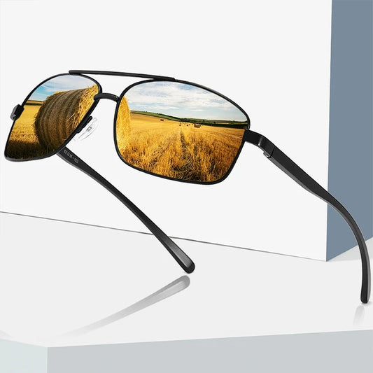 Driving Polarized Men's Aluminum Magnesium Frame