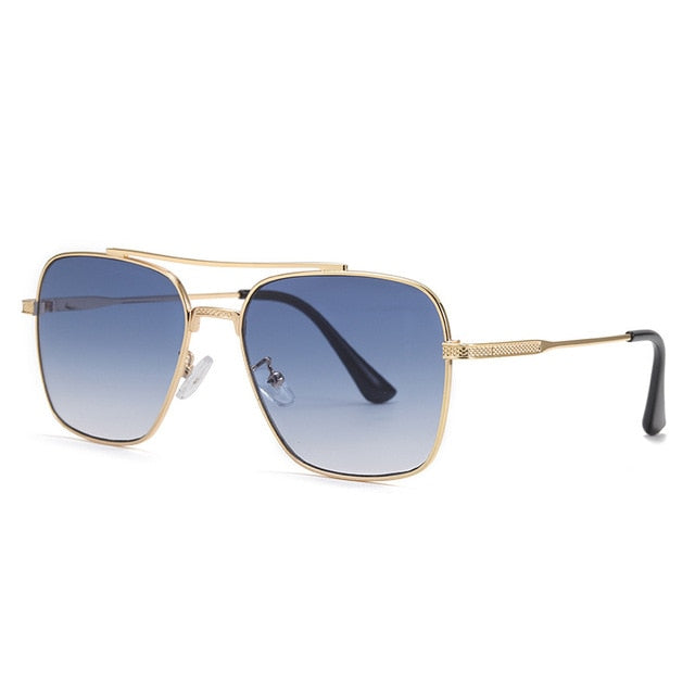 Men Fashion Rectangle Aviator Sunglasses