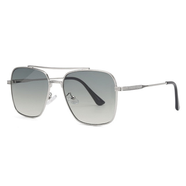Men Fashion Rectangle Aviator Sunglasses