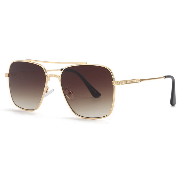 Men Fashion Rectangle Aviator Sunglasses