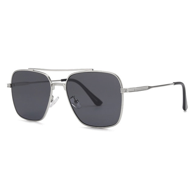 Men Fashion Rectangle Aviator Sunglasses