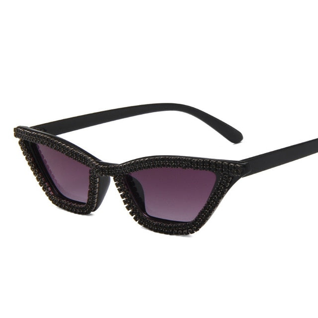 Rhinestone Cateye Iconic Sunglasses
