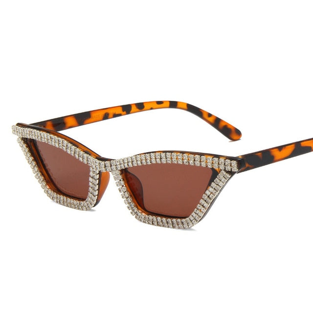 Rhinestone Cateye Iconic Sunglasses