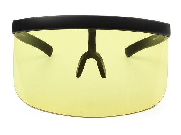 "Fashion Trendy" Visor Sunglasses - Weekend Shade Sunglasses