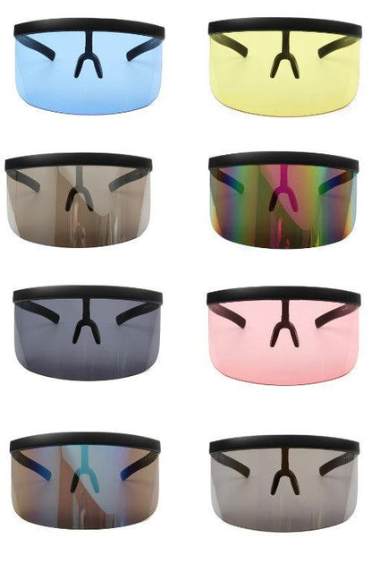 "Fashion Trendy" Visor Sunglasses - Weekend Shade Sunglasses