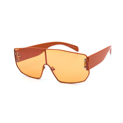 Clear Colorful  Shield Sunglasses - Weekend Shade Sunglasses