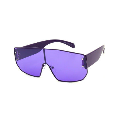 Clear Colorful  Shield Sunglasses - Weekend Shade Sunglasses