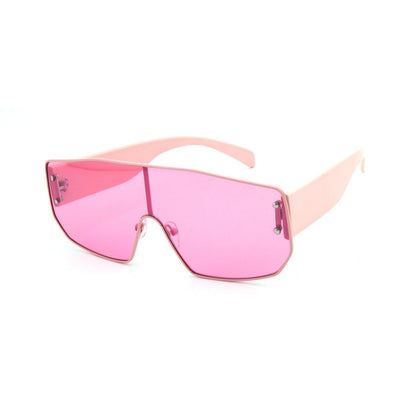 Clear Colorful  Shield Sunglasses - Weekend Shade Sunglasses