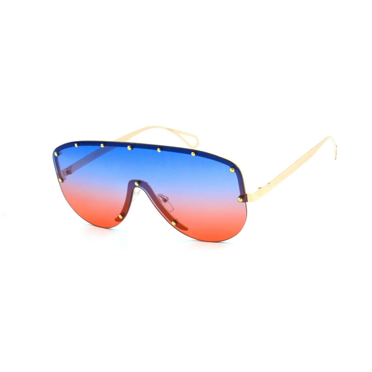 Round Shield Frame Sunglasses - Weekend Shade Sunglasses