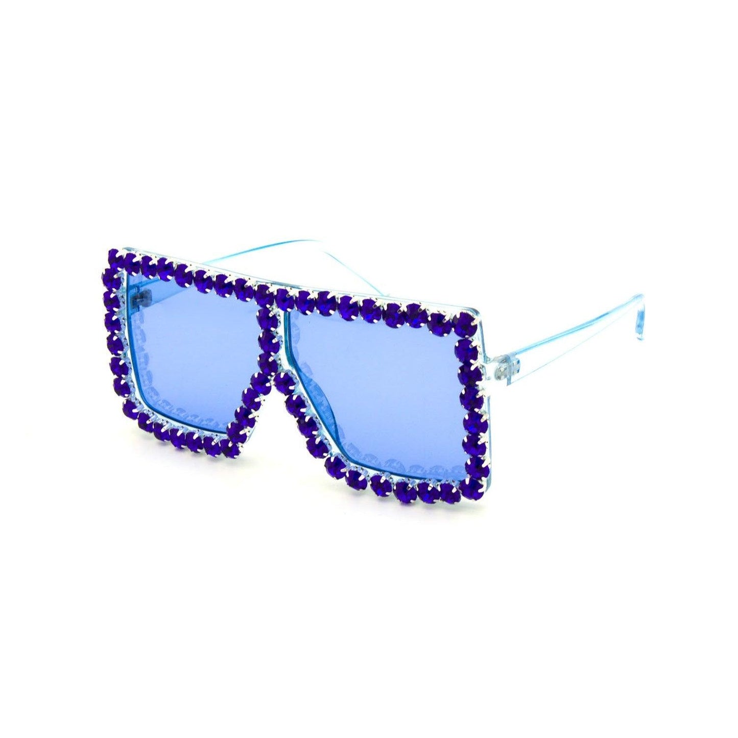 Oversize Rhinestone Sunglasses - Weekend Shade Sunglasses