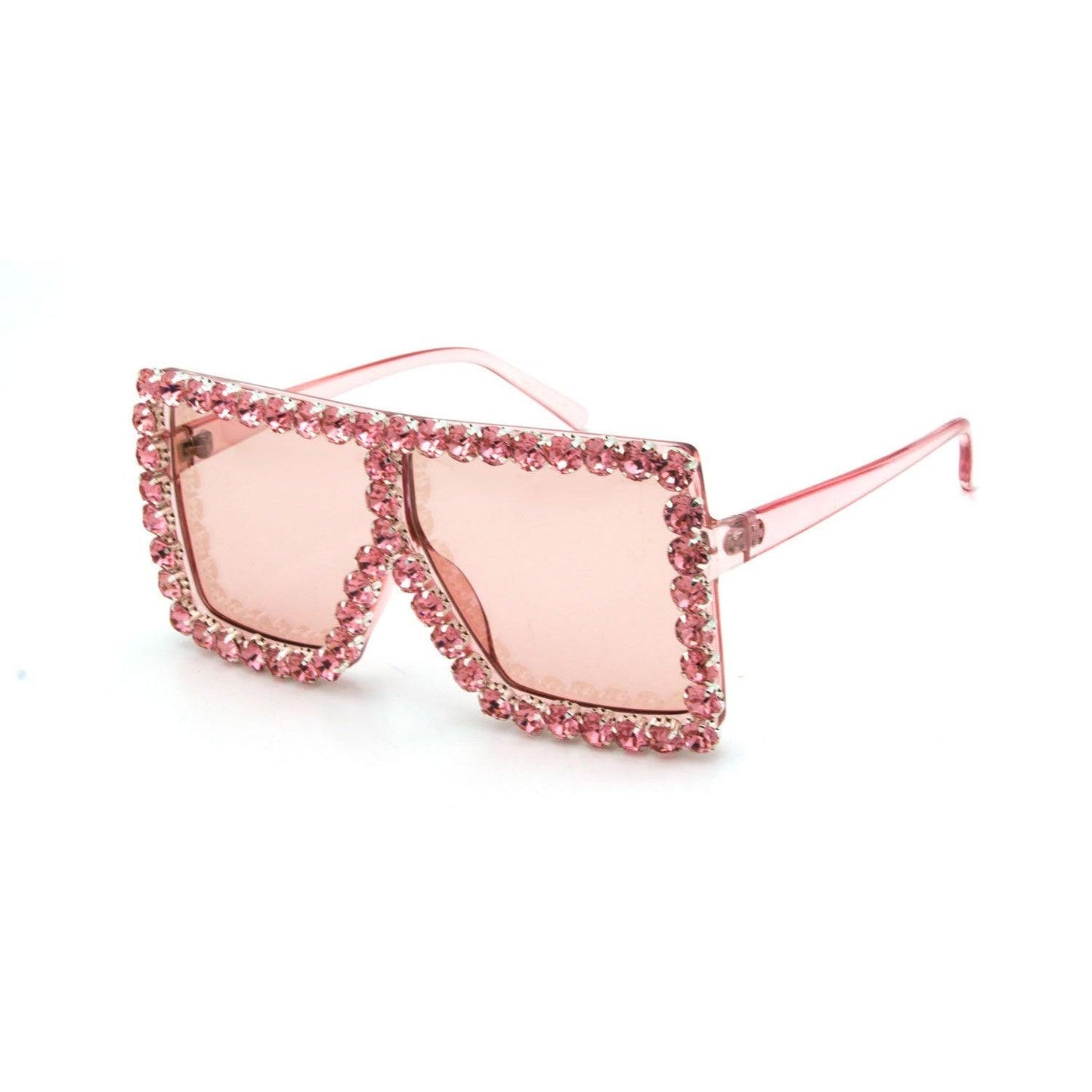 Oversize Rhinestone Sunglasses - Weekend Shade Sunglasses