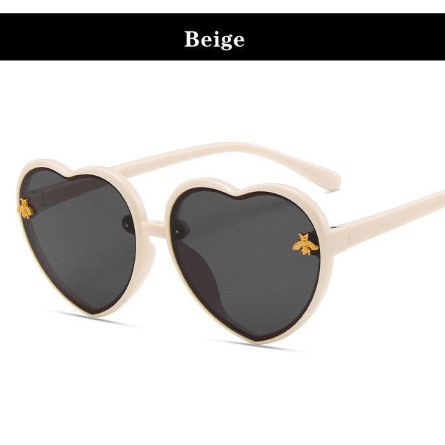 "Kisses" Heart Shape Sunglasses - Weekend Shade Sunglasses