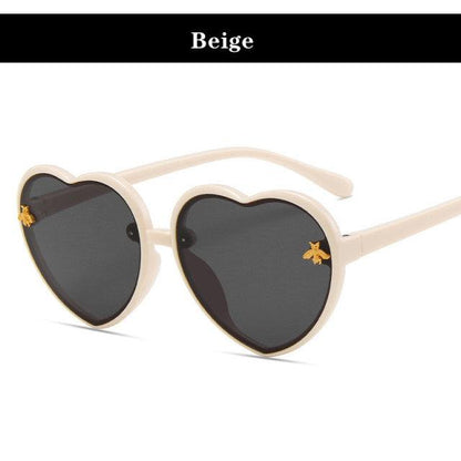 "Kisses" Heart Shape Sunglasses - Weekend Shade Sunglasses