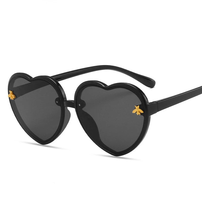 "Kisses" Heart Shape Sunglasses - Weekend Shade Sunglasses