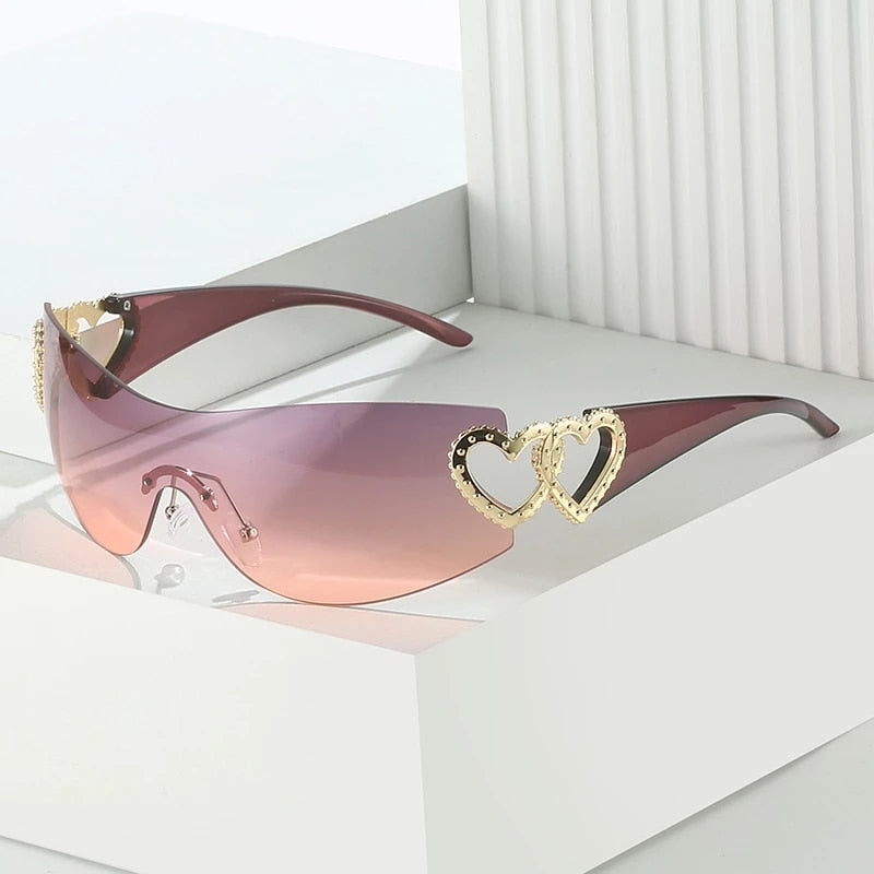 "I Heart You" Fashion Luxury Sunglasses