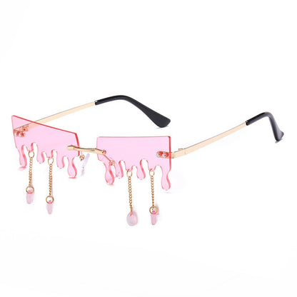 Fashion Pendant Tears Shape Sunglasses