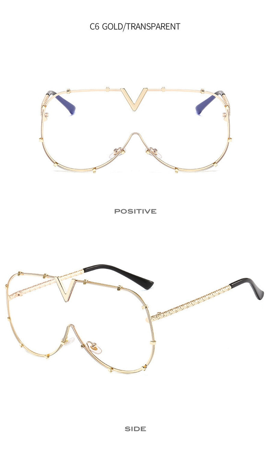 Modern Oversize Vintage Round Sunglasses