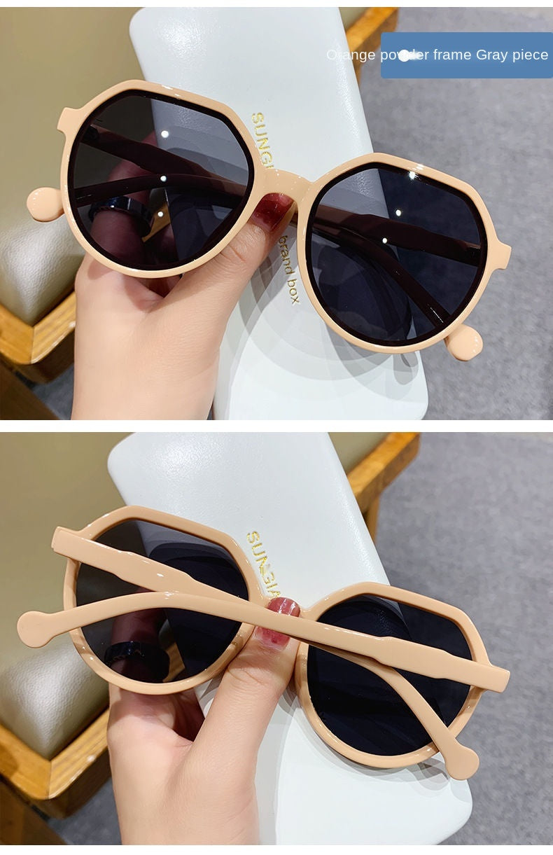 Oversize round women sunglasses - weekend shade