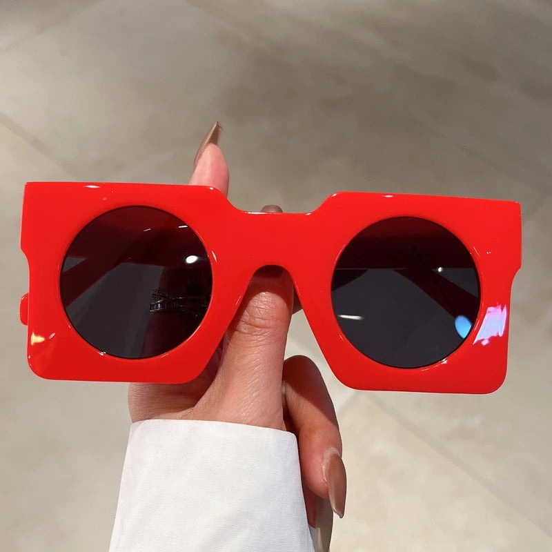 "Future Square" Fashion Oversize Sunglasses