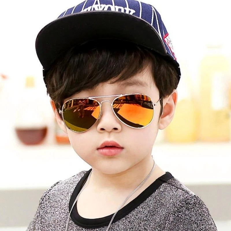 Aviator Style Kids Sunglasses