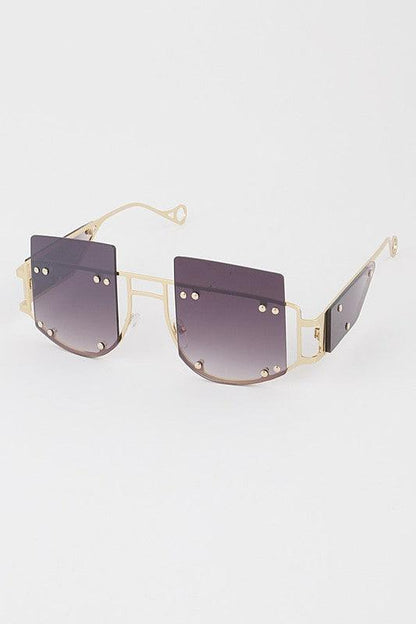 Cut Out Oversize Sunglasses - Weekend Shade Sunglasses